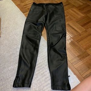 David Lerner fake leather leggings